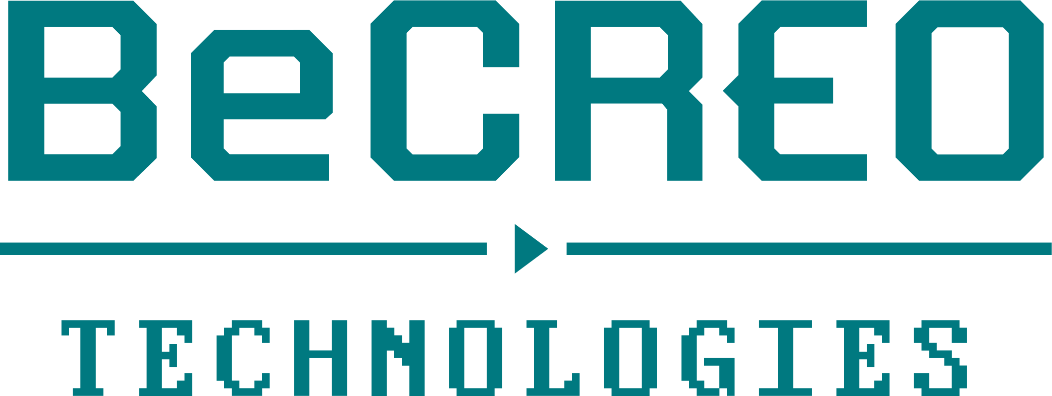 logo firmy becreo technologies zielone litery