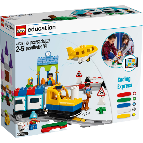 LEGO® Education Coding Express opakowanie kartonowe zawierające klocki lego