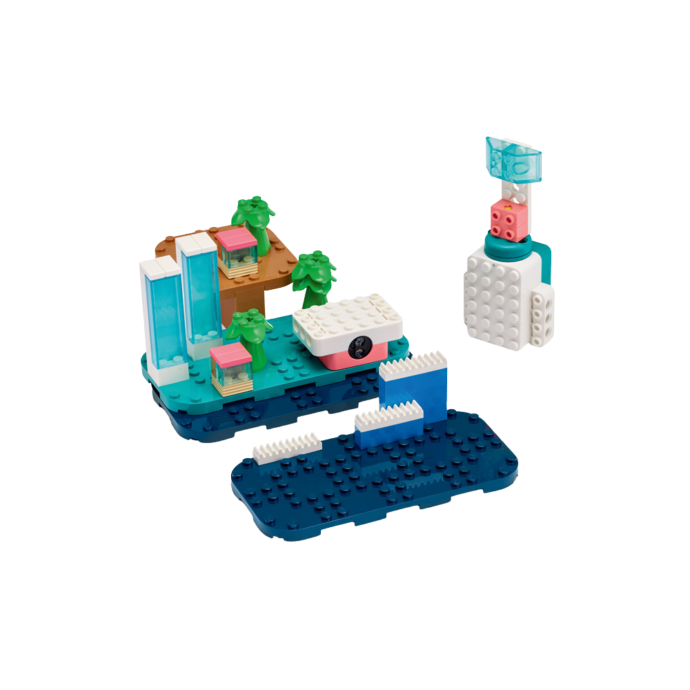 model zbudowany z zestawu LEGO Education nauki przyrodnicze i ścisłe od 11 lat