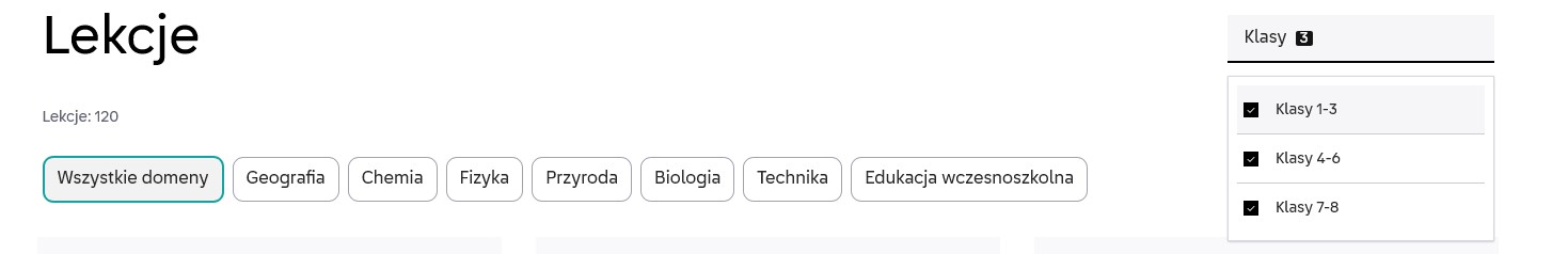 panel lekcje w portalu dla nauczyciela lego
