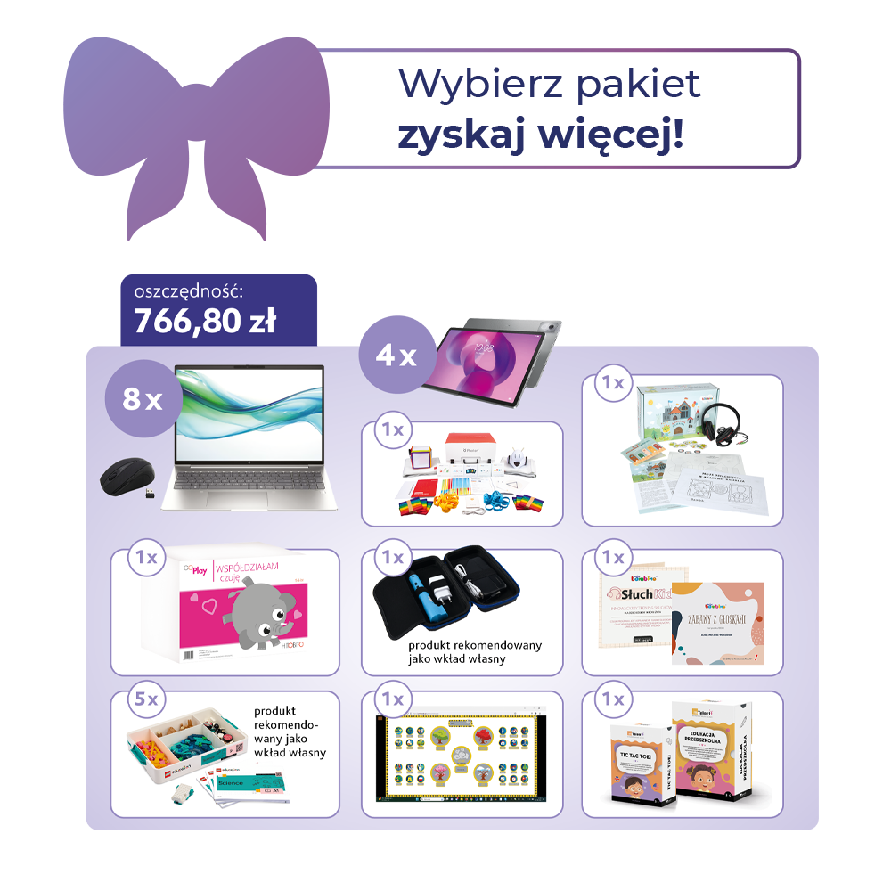 Cyfrowy Uczeń – przedszkole – pakiet kompleksowy Moje Bambino