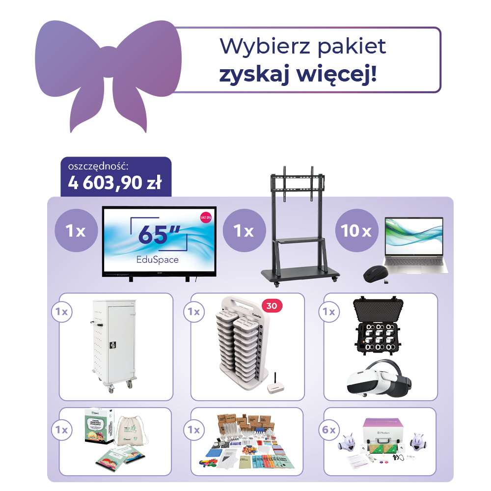 Cyfrowy Uczeń – szkoła podstawowa – pakiet kompleksowy Moje Bambino