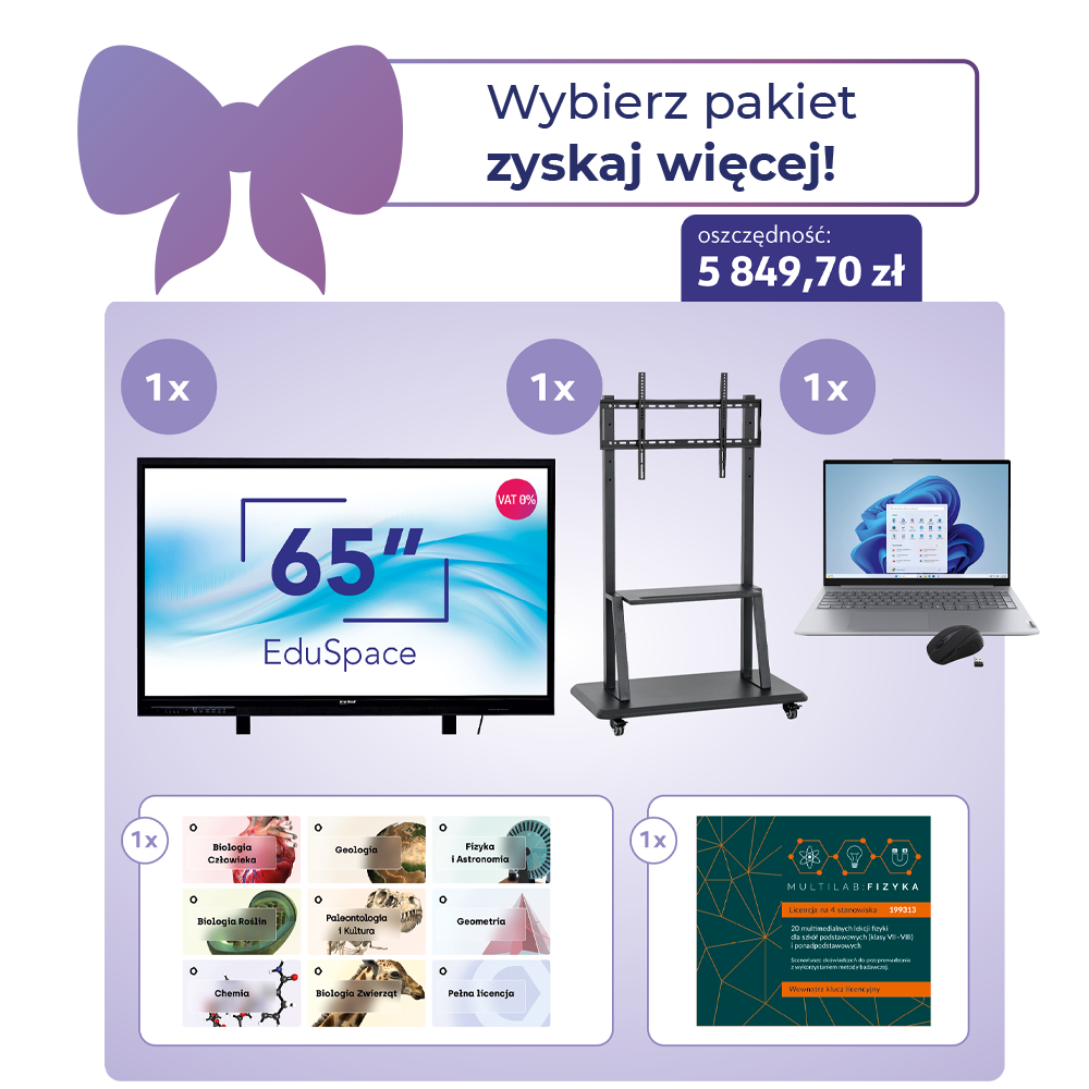 Cyfrowy Uczeń – szkoła ponadpodstawowa – pakiet podstawowy Moje Bambino