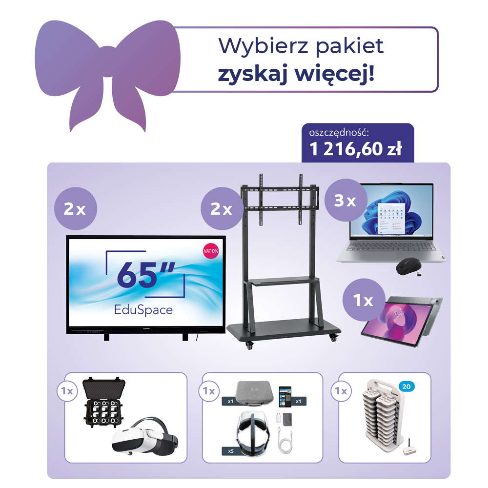 Cyfrowy Uczeń – szkoła ponadpodstawowa – pakiet zaawansowany Moje Bambino