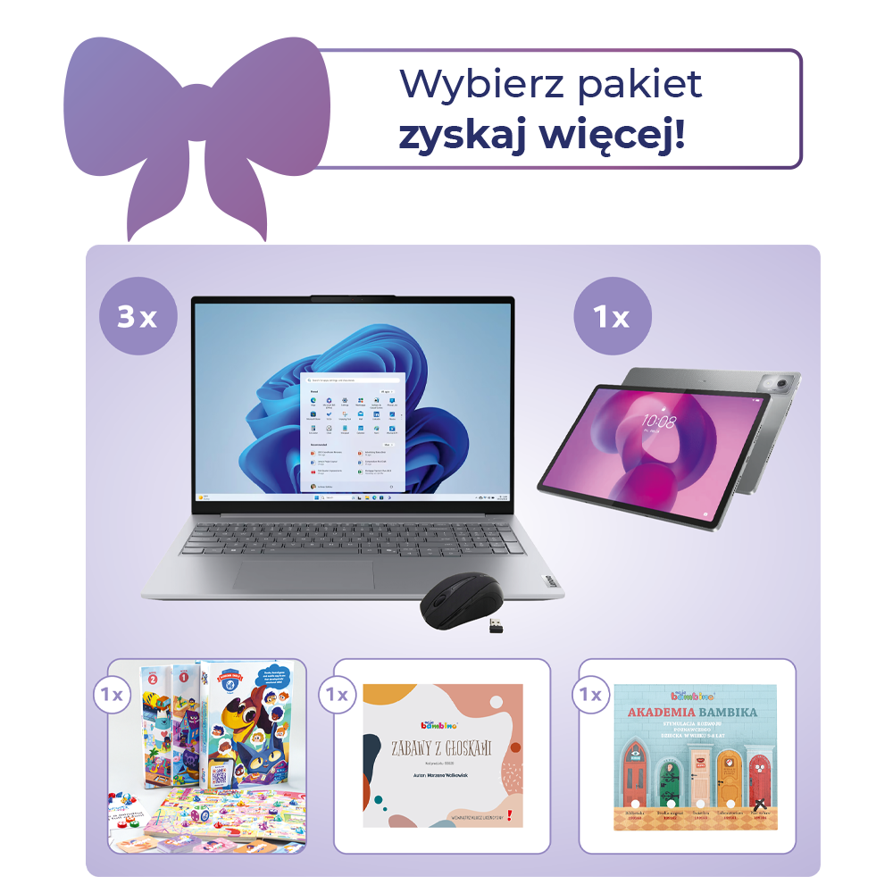 Cyfrowy Uczeń - przedszkole - pakiet podstawowy 4 Moje Bambino